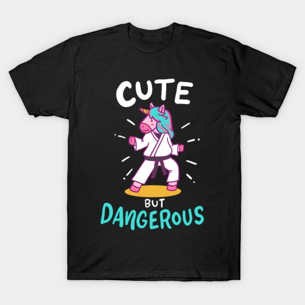 Karate Taekwondo Unicorn T-Shirt by Xizin Gao